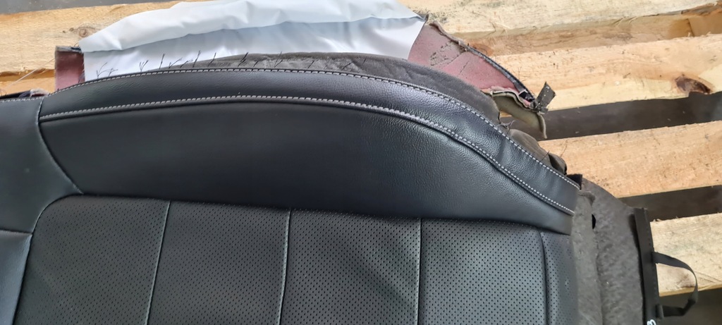 фото №7, Mustang vi lift gt спинка сидіння сидіння шкіра ліва лівий перед ford