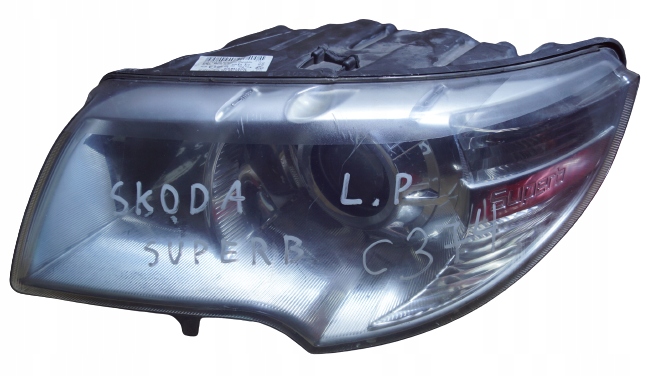 фото №12, Skoda superb ii лампа ліва перед uk