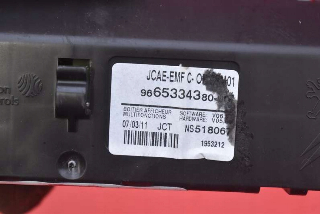 фото №8, Дисплей 9665334380 peugeot 508 1 i 10-14