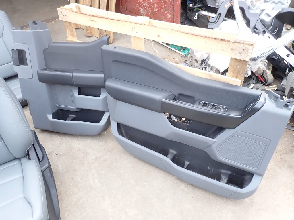 фото №10, Сиденья обшивки подлокотник обивка kpl. кожа ford f150 2021