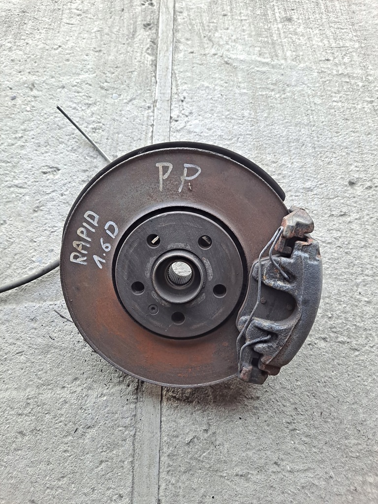 фото №1, Поворотний кулак супорт правий перед skoda rapid 1.6 tdi