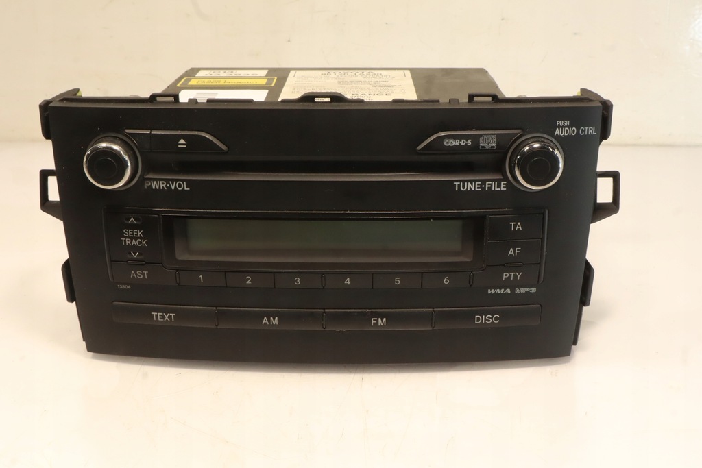 фото №1, Радио toyota auris i