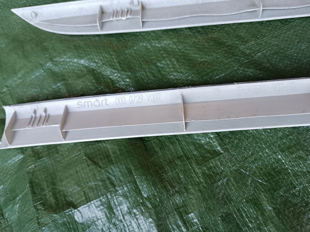 фото №12, Smart fortwo 450 защита накладки дверь левая правая комплект