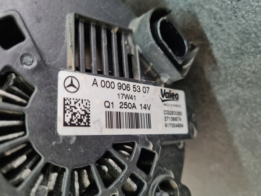 фото №5, Генератор mercedes w213 e350d 3.0 cdi a0009065307