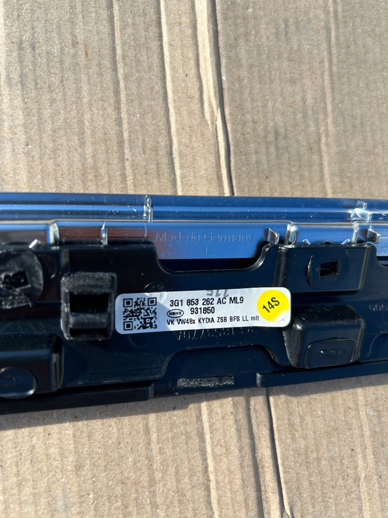 фото №7, Vw passat b8 3g0 15- декоры консоли комплект серебристый