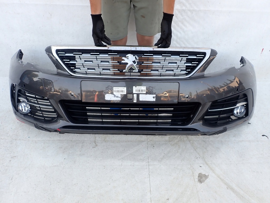 фото №14, Peugeot 308 ii lift 17- бампер перед передній 4pdc