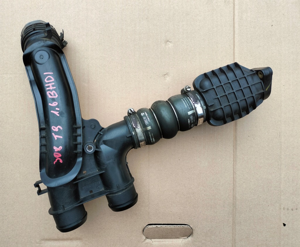 фото №1, Peugeot 308 ii t9 1,6 blue hdi шланг труба повітря