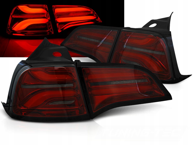 Купить Фары задние светодиодный led полоса red smoke к tesla model 3 17-23 model y 20-