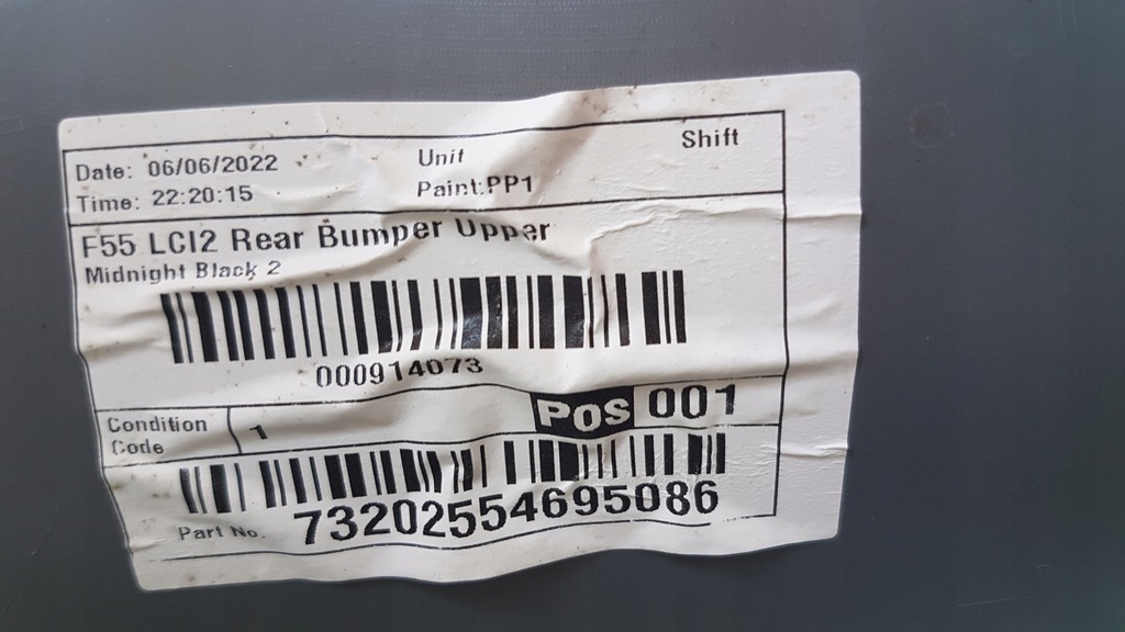 фото №8, Бампер задній mini cooper f55 lci lift 9450591