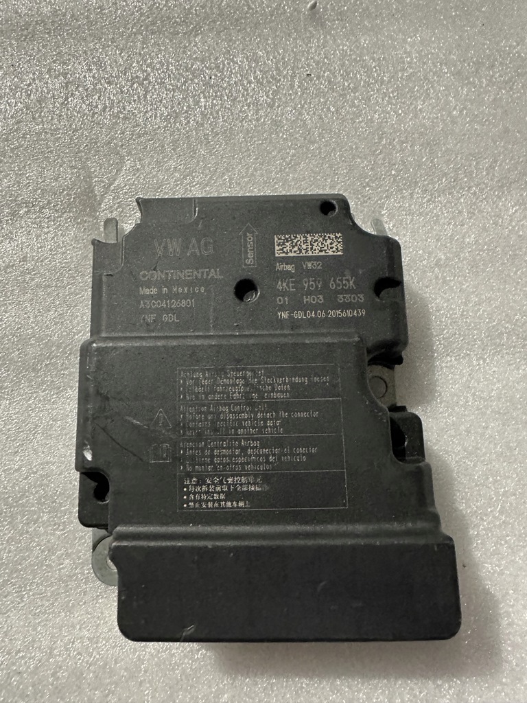 фото №1, Модуль датчик подушка безопасности audi 4ke959655k