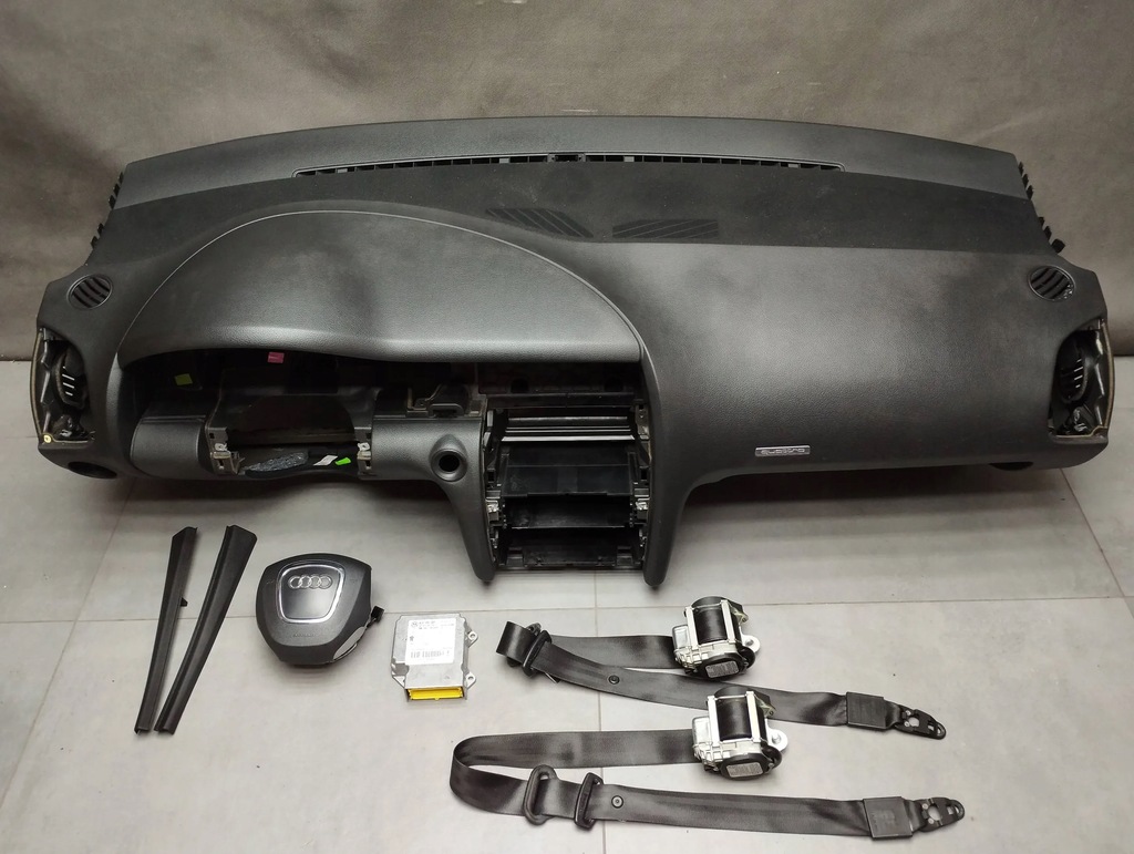 фото №1, Audi q7 4l приборная панель подушки безопасности ремни оригинал