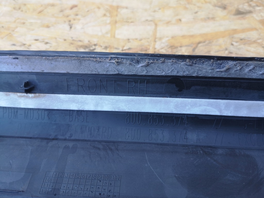 фото №7, Audi q3 8u молдинг порог перед s-line накладка