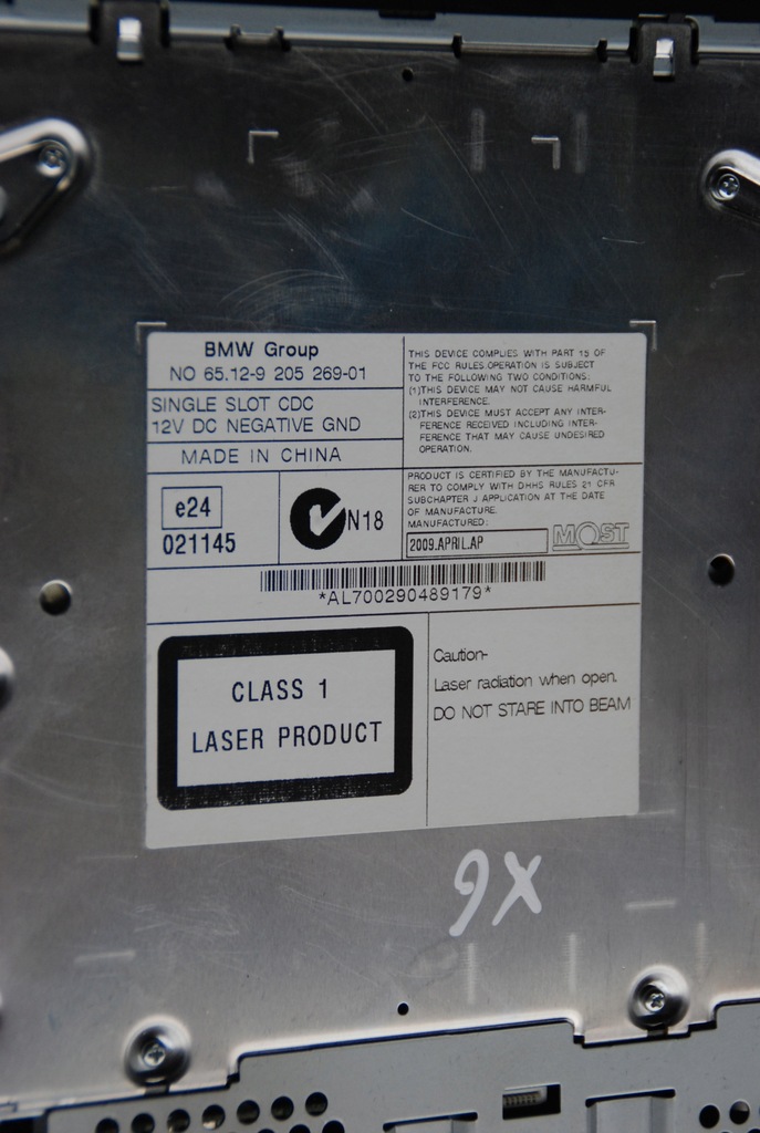 фото №5, Чейнджер dvd bmw e70 e71 x5 x6 6512920526901