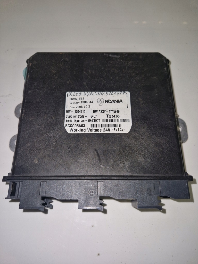 фото №1, Блок керування bws ecu e57 scania p g r temic 24v