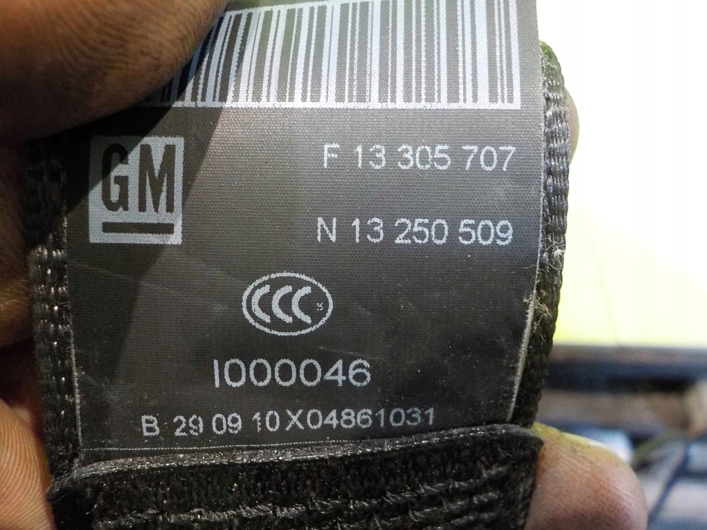 фото №5, Meriva b pas безопасности левый перед 13305707