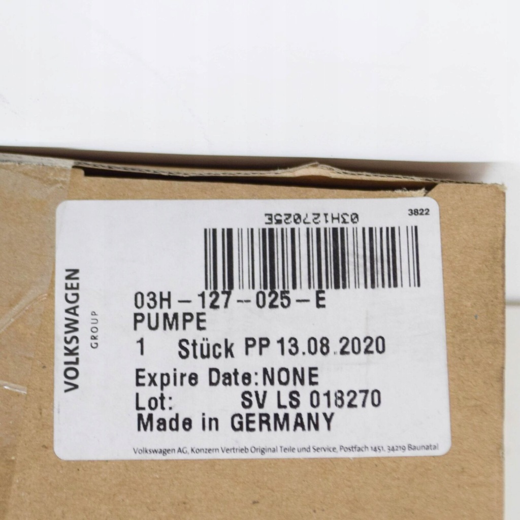 фото №9, Audi q7 4l high давление fuel насос 03h127025e 3.6 бензин