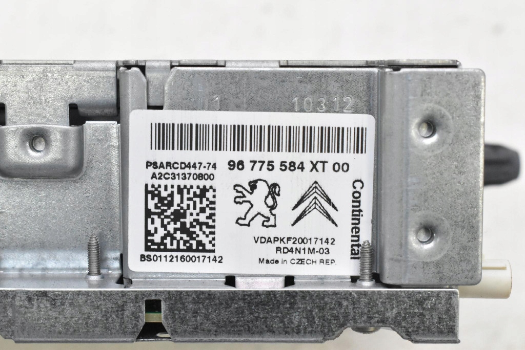 Радио радиопроигрыватель cd 96775584xt citroen c3 picasso 08-13 Недорого