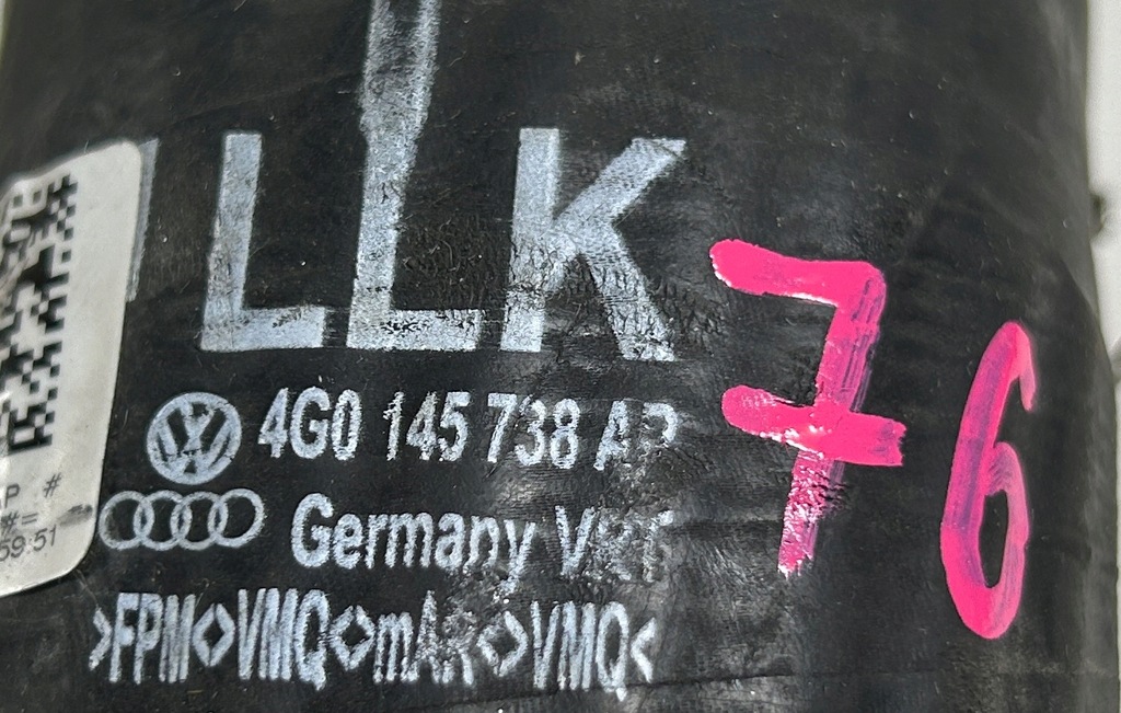 фото №4, Шланг труба інтеркулер audi a6 c7 4g0145738ap