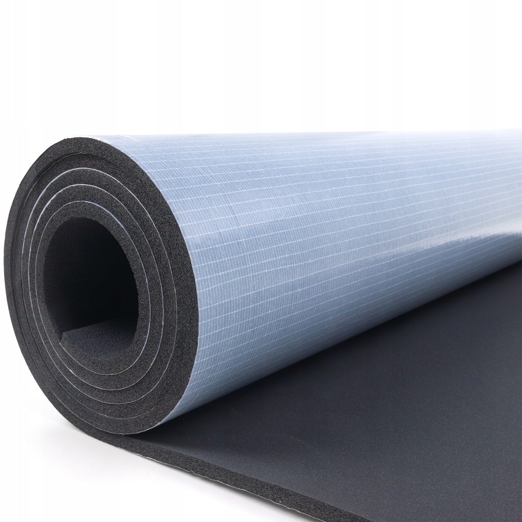 фото №10, Samoprzylepna мат пена резиновый 13mm wyciszająca kauczukowa na стены бока