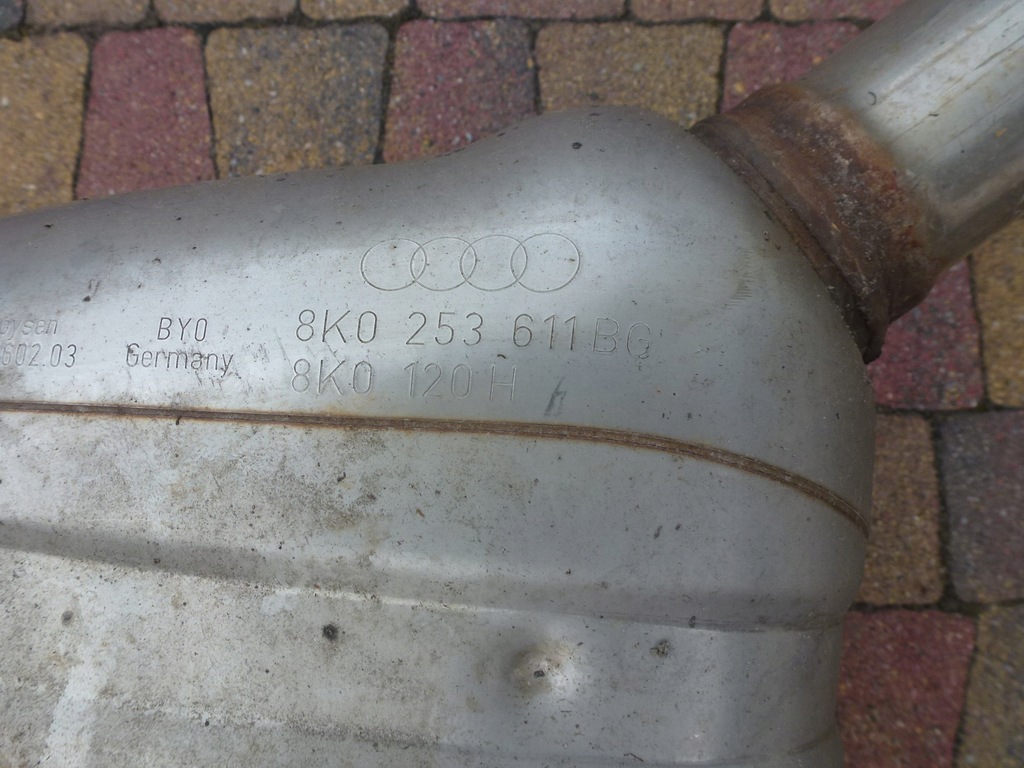 фото №7, Гасник кінцевий audi a4 b8 3.0 tdi 8k0253611bg 8k0253611bf