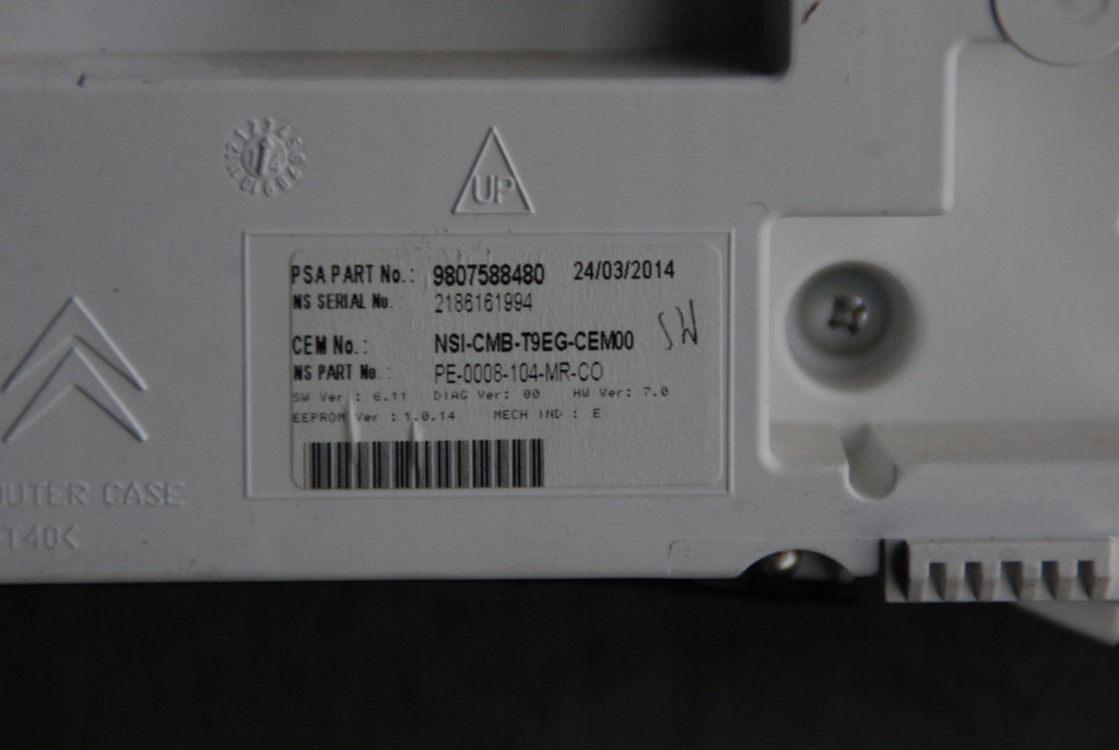 фото №4, Лічильник приладова панель peugeot 308 t9 1.6 hdi uk