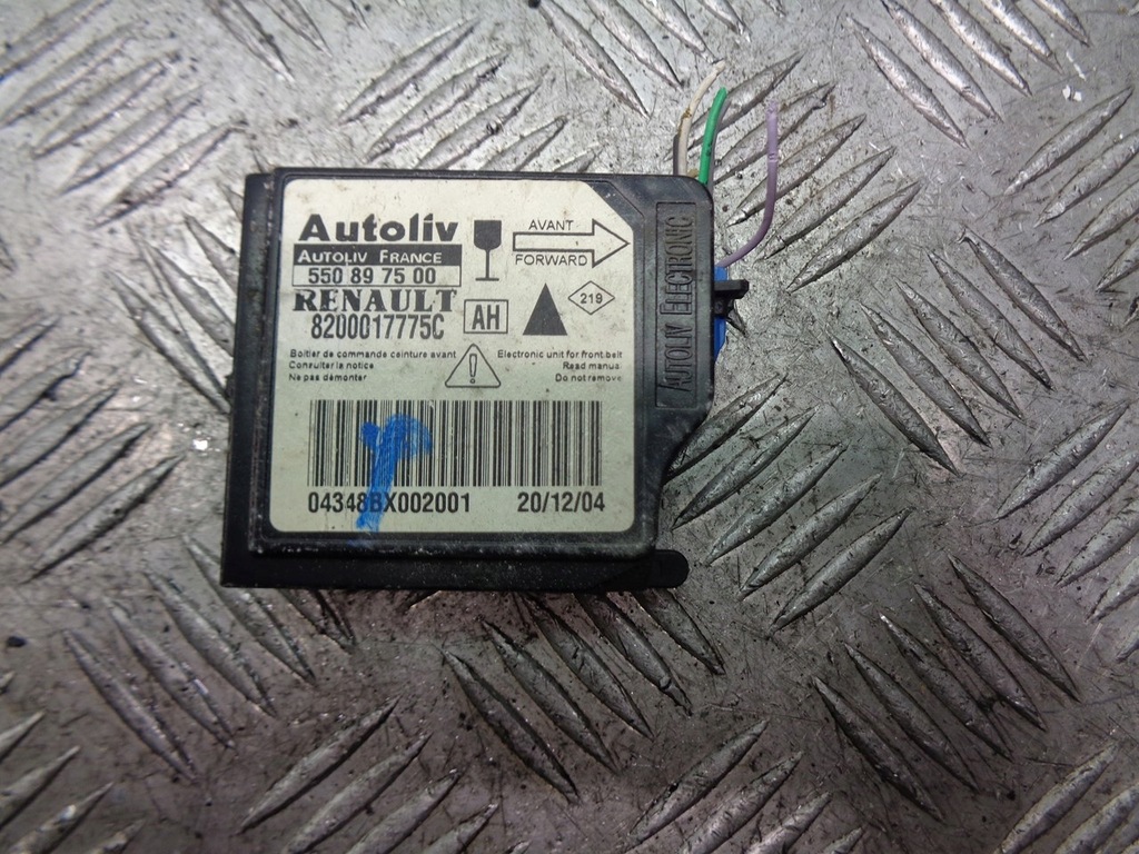 фото №1, Датчик удару renault vel satis 8200017775c