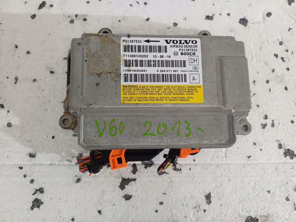 фото №1, Volvo v60 2013- блок керування подушок p31387523