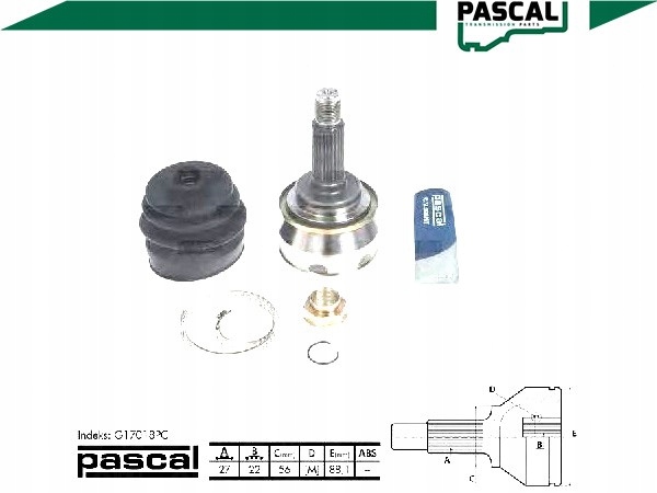 фото №3, Шарнір привідний зовнішній subaru forester imprez