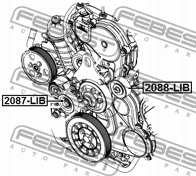 фото №6, Ролик nap ремень клиновой jeep cherokee 2.5 di 2.8