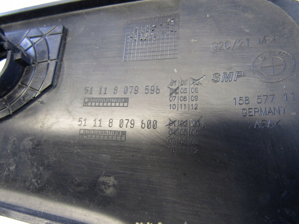 Bmw 3 g20 g21 m-pakiet молдинг бампера правая перед 8079596 Доставка