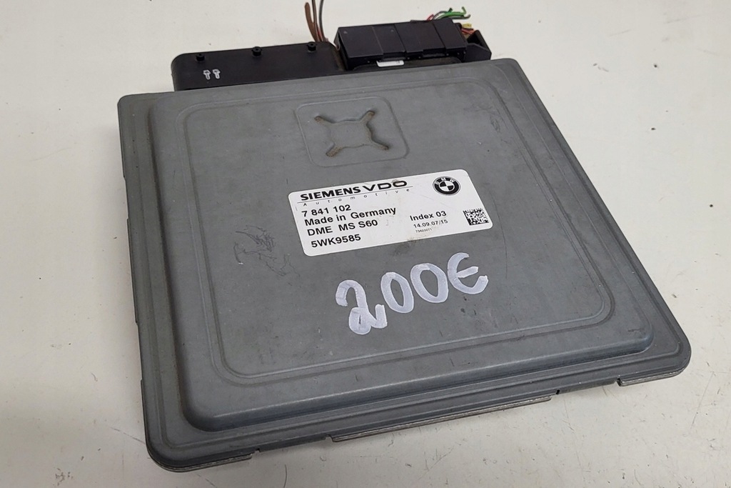 фото №8, Бортовий комп'ютер двигуна ecu bmw 3 coupe e92 7841102 2008