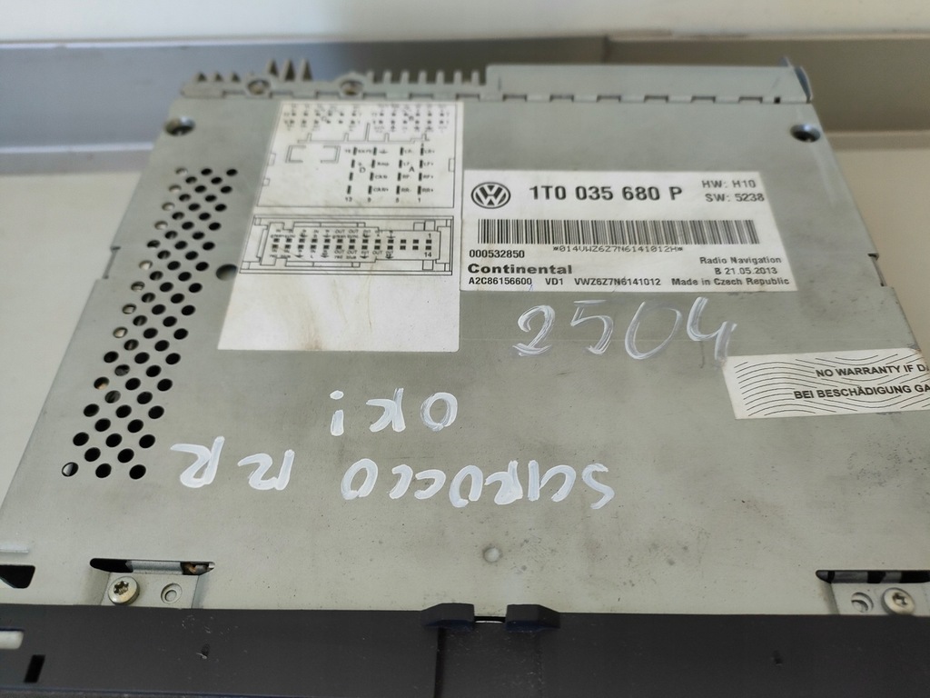 фото №6, Scirocco экран дисплей 1t0035680