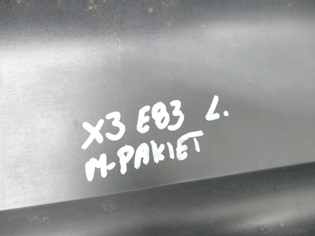 фото №13, Bmw x3 e83 lift m-pakiet молдинг порог левая цвет 475 3414421