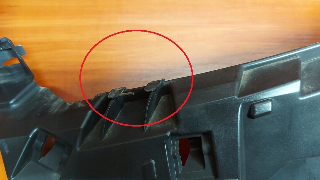 фото №13, Направляющая бампера кронштейн pod фара лампы левый перед toyota proace ii 16-