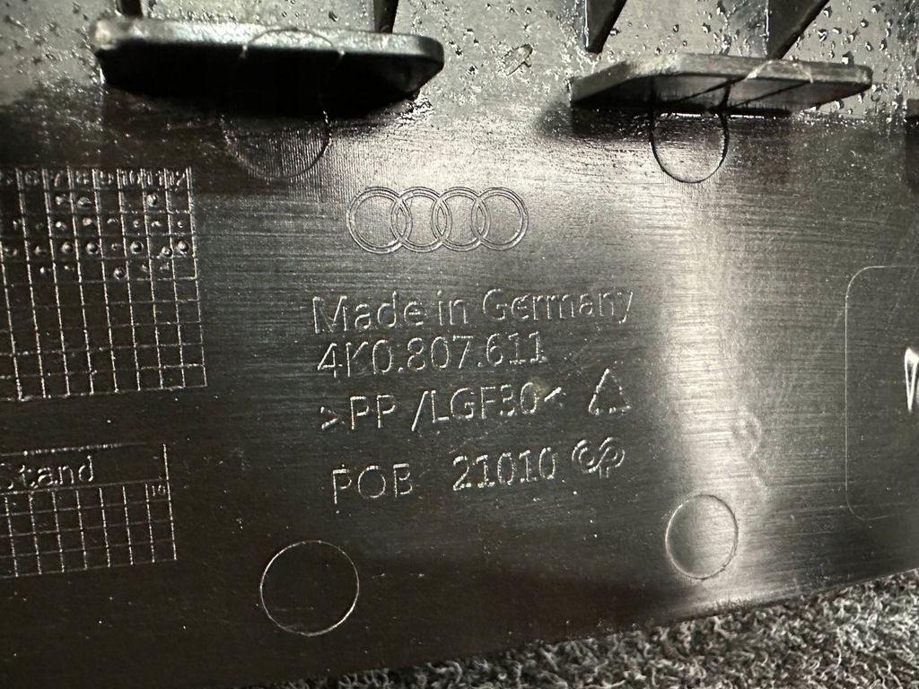 фото №7, Audi a6 c8 захист плита pod бампер 4k0807611b