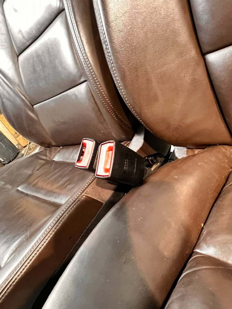 фото №8, Audi a6 c6 4f підігрів el. сидіння / заднє сидіння / обшивки / комплект коричнева шкіра