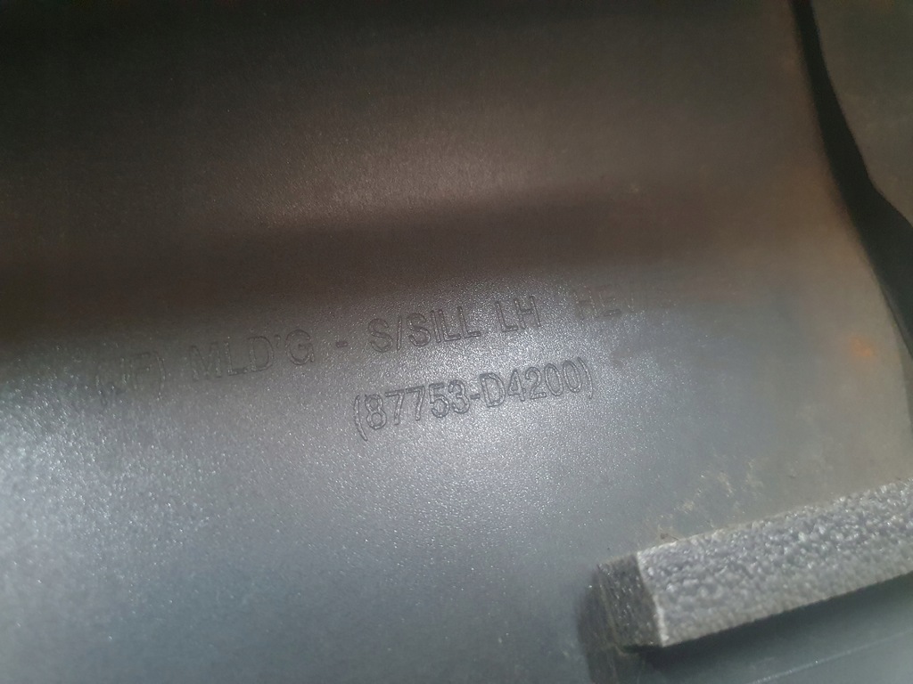 фото №11, Поріг молдинг kia optima 4 iv gt лівий ліва 15-