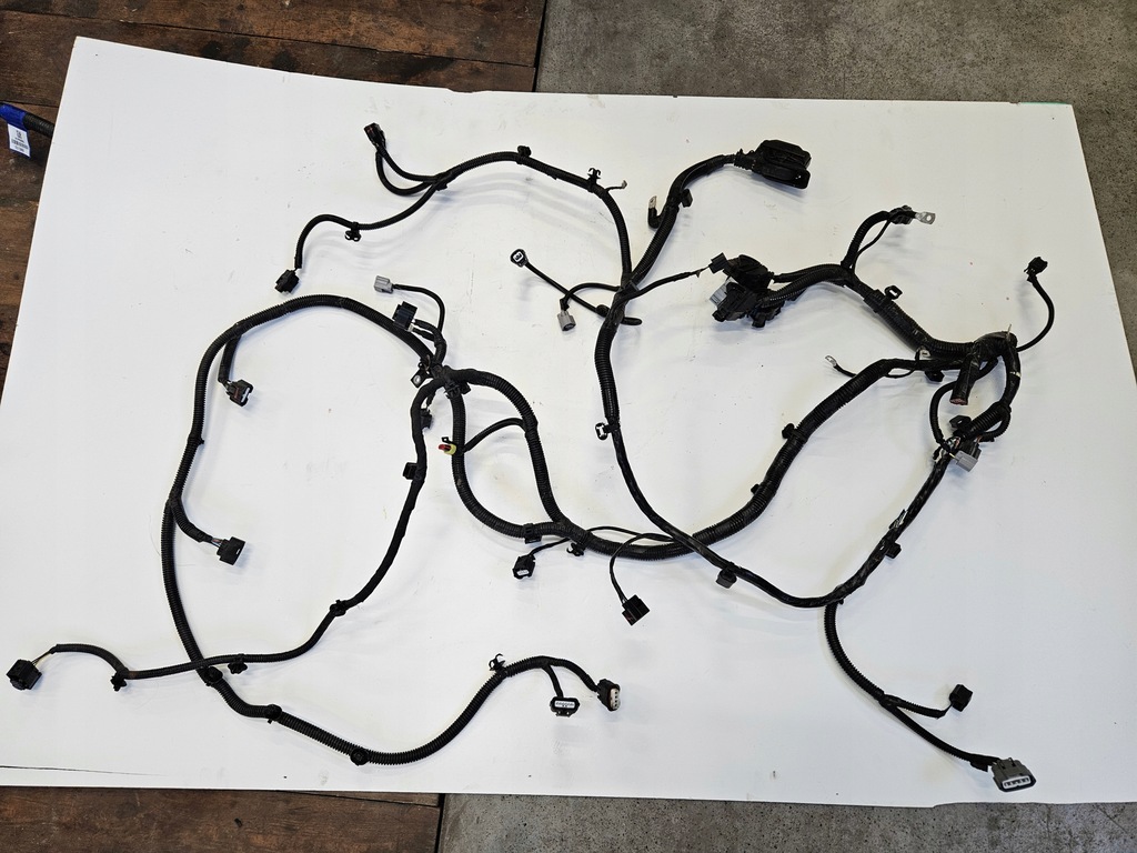 фото №1, Dacia spring электропроводка отсек двигателя штекер радара насоса abs лампы itd.