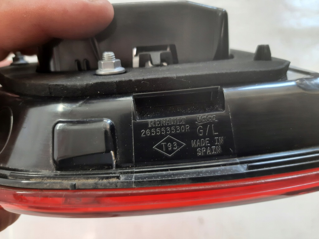 фото №3, Лампа заднього виду лівий задня renault kadjar lift led