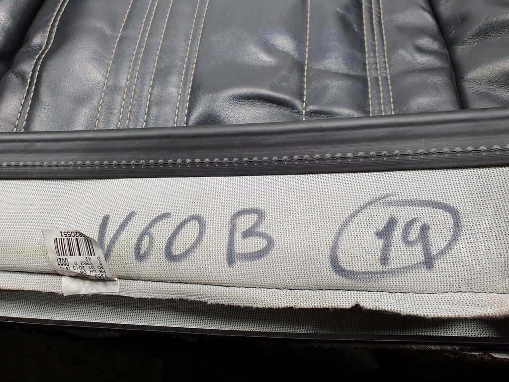 фото №7, Спинка сиденье левый перед volvo v60 i 39820551