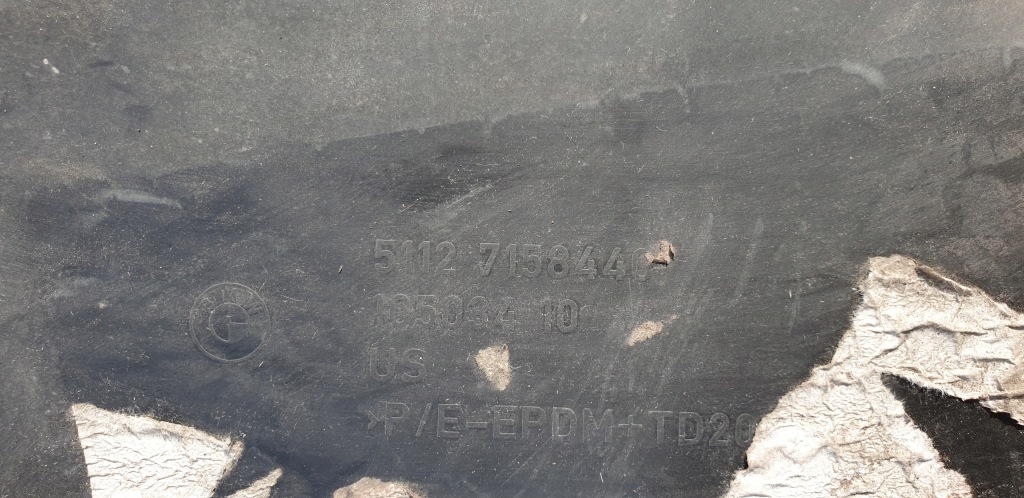 Уголок бампера левый задняя задний защита bmw x5 e70 black shapphire оригинальный номер в Украине