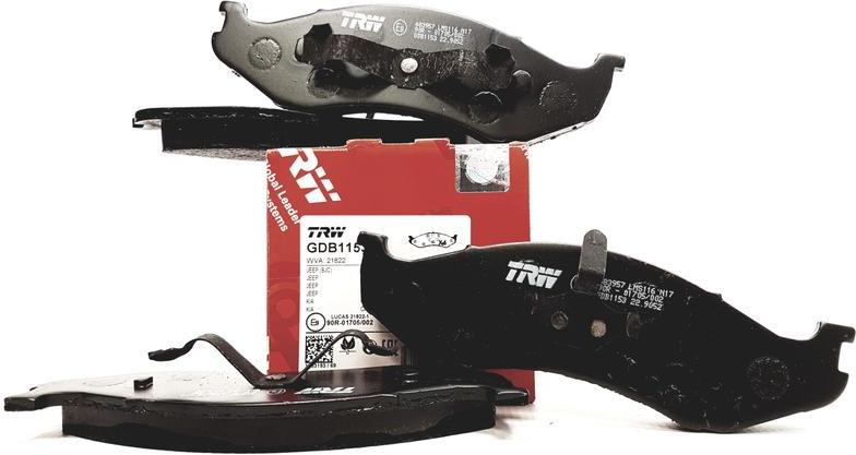 фото №1, Trw тормозные колодки тормозные перед kia carnival i ii