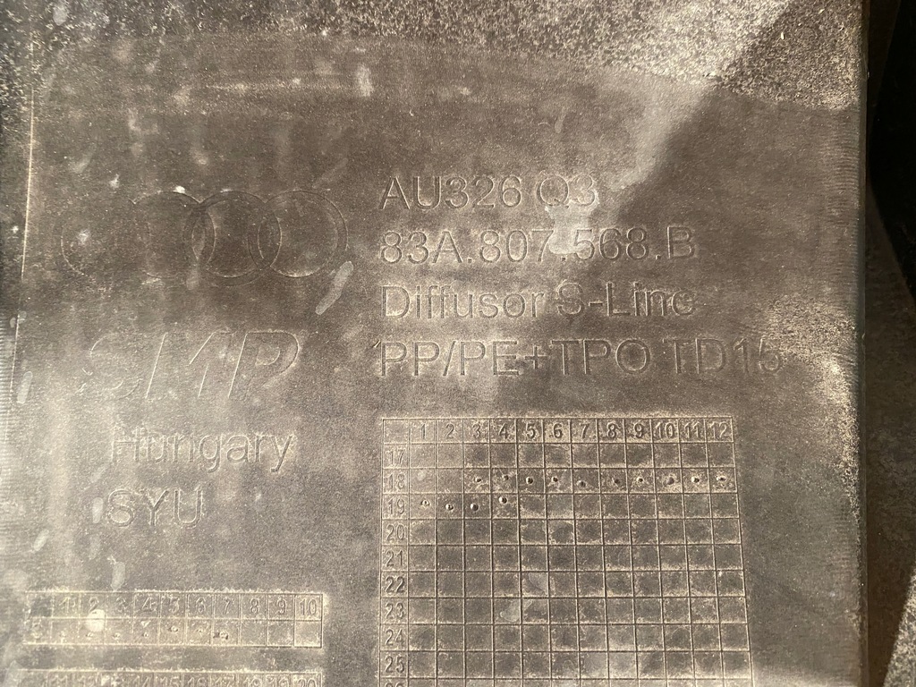 фото №8, Audi q3 83a s-line диффузор бампера задняя задний