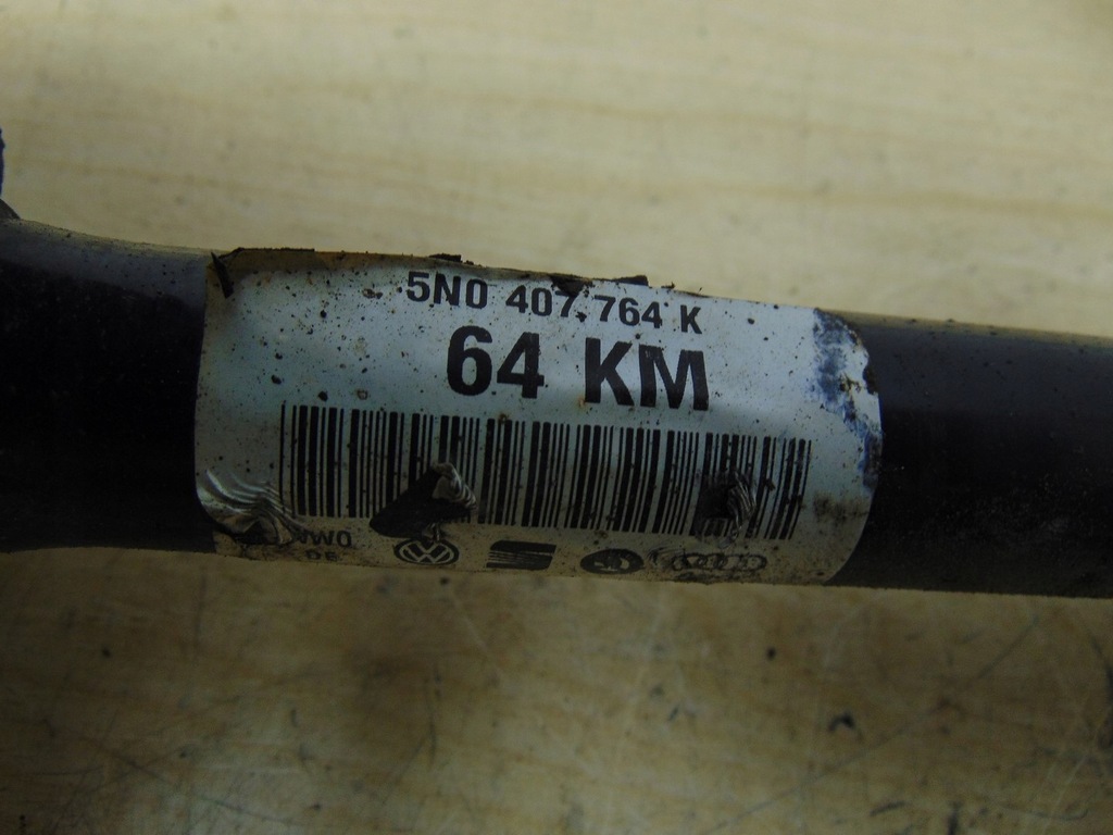 фото №8, Привідний вал права перед vw tiguan 2.0 tdi 5n0407764k
