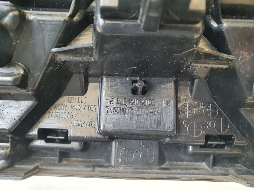 фото №5, Mitsubishi eclipse cross решётка радиатора решётка радиатора 7450b072