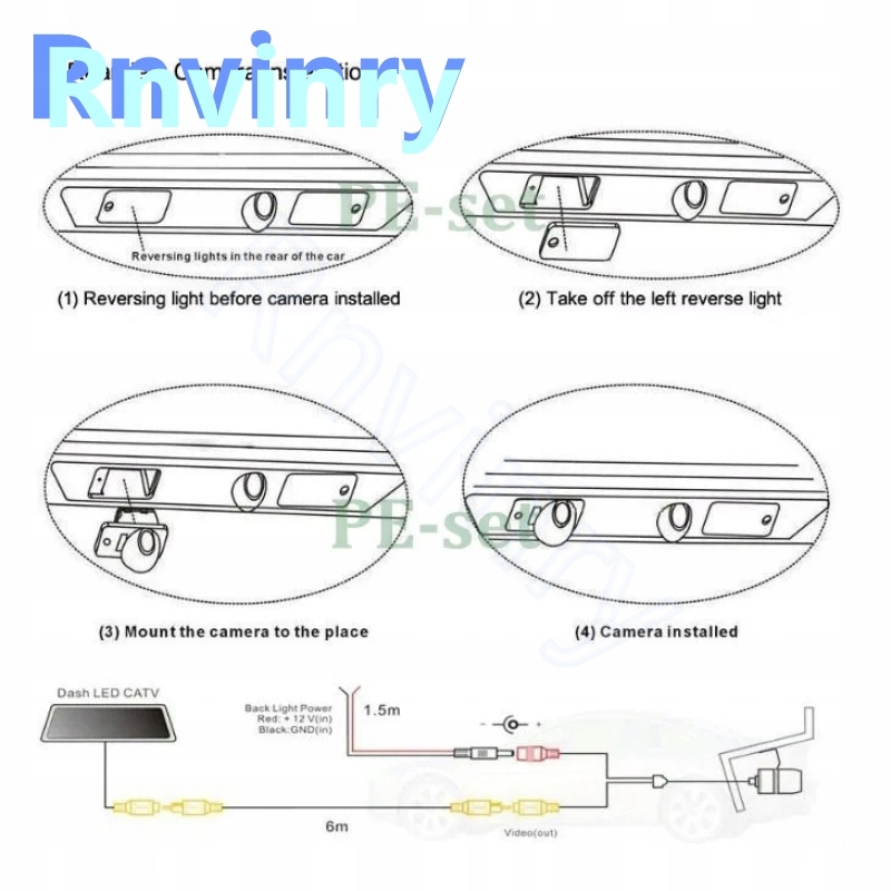 фото №8, Камера задняя rnvinry hd ccd dla nissan navara d23 np300 2015-2018