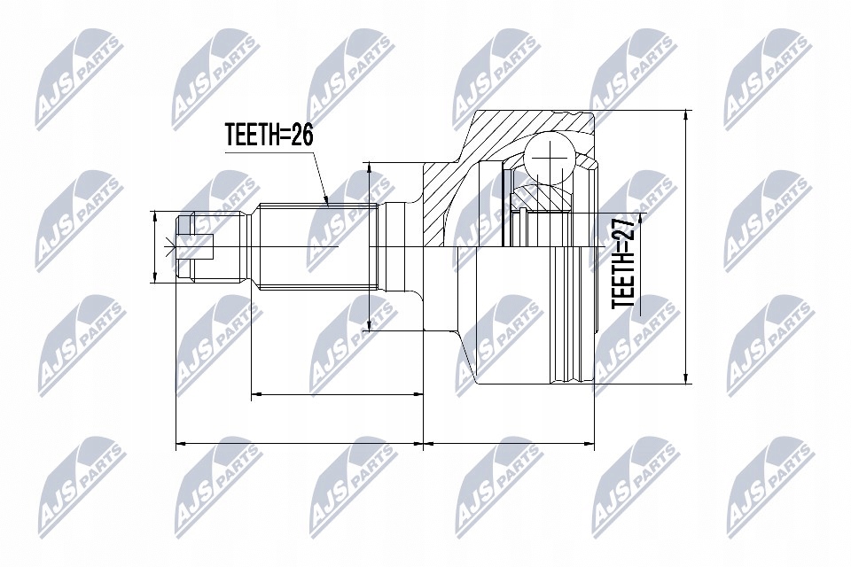 фото №2, Npz-hd-063 nty шарнір зовнішній honda city/jazz