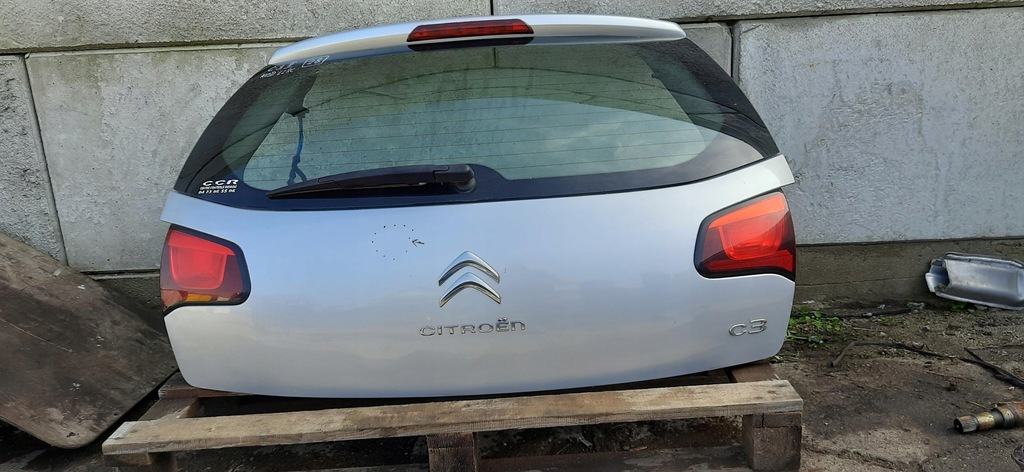 фото №7, Крышка багажника багажника задняя комплект citroen c3 ii ezrc