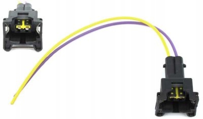 фото №1, Колодка штекер с проводом сигнала звуковой