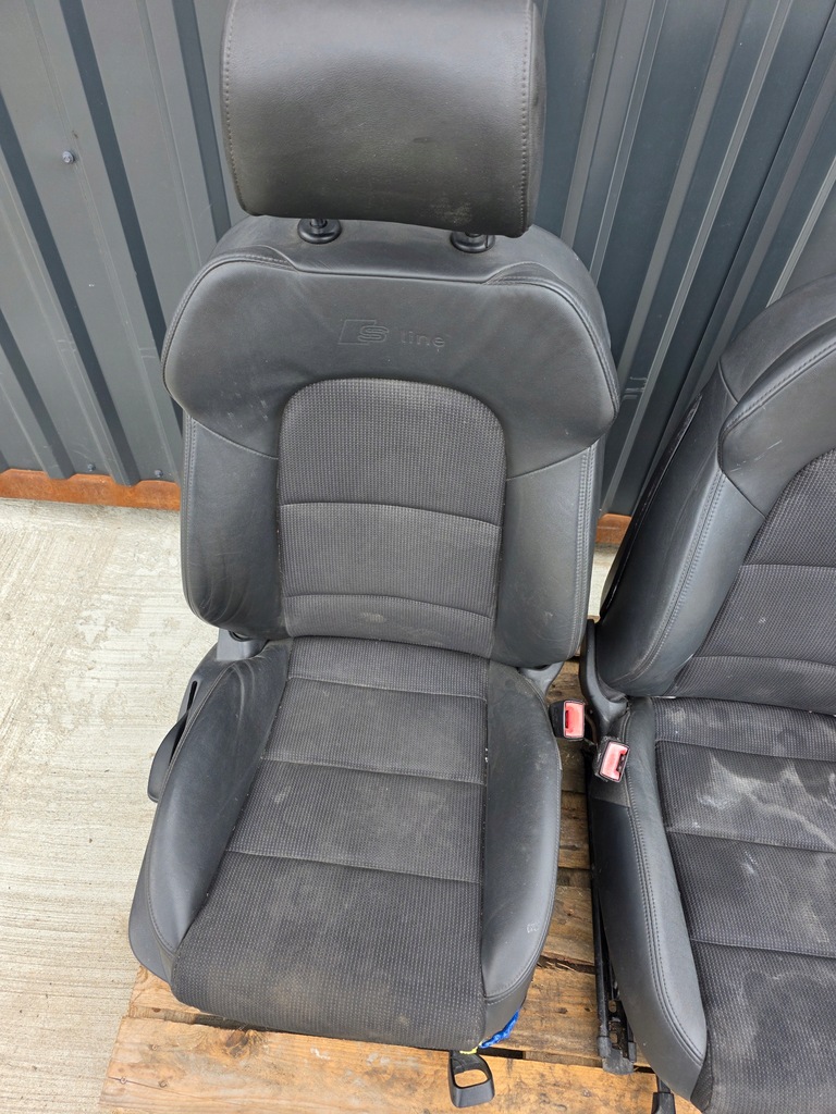 фото №6, Сидіння сидіння перед audi a3 8p шкіра ковші sportback s line pół шкіра